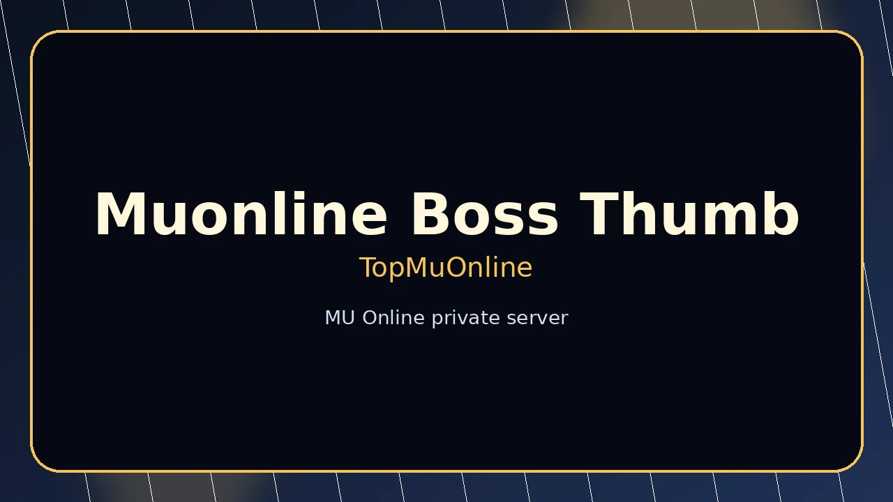 MU Online boss
